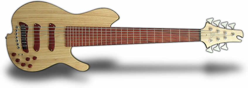 Oracle bronze 7 string bass guitar