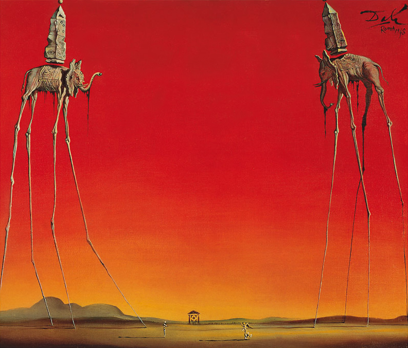 jerzy drozd barcelona deserto rosso los elefantes salvador dali 1948