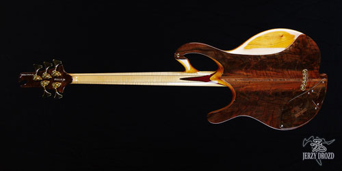 JERZY DROZD Deserto Rosso rear view of entire instrument