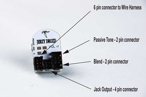 master volume potentiometer conexions